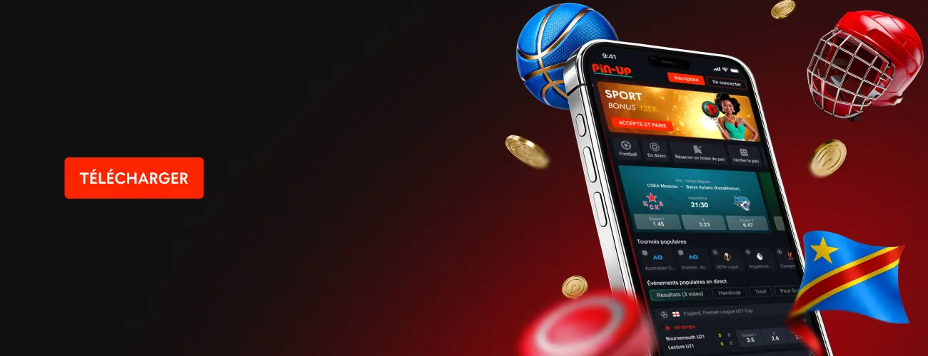 Application de paris sportifs Pin Up